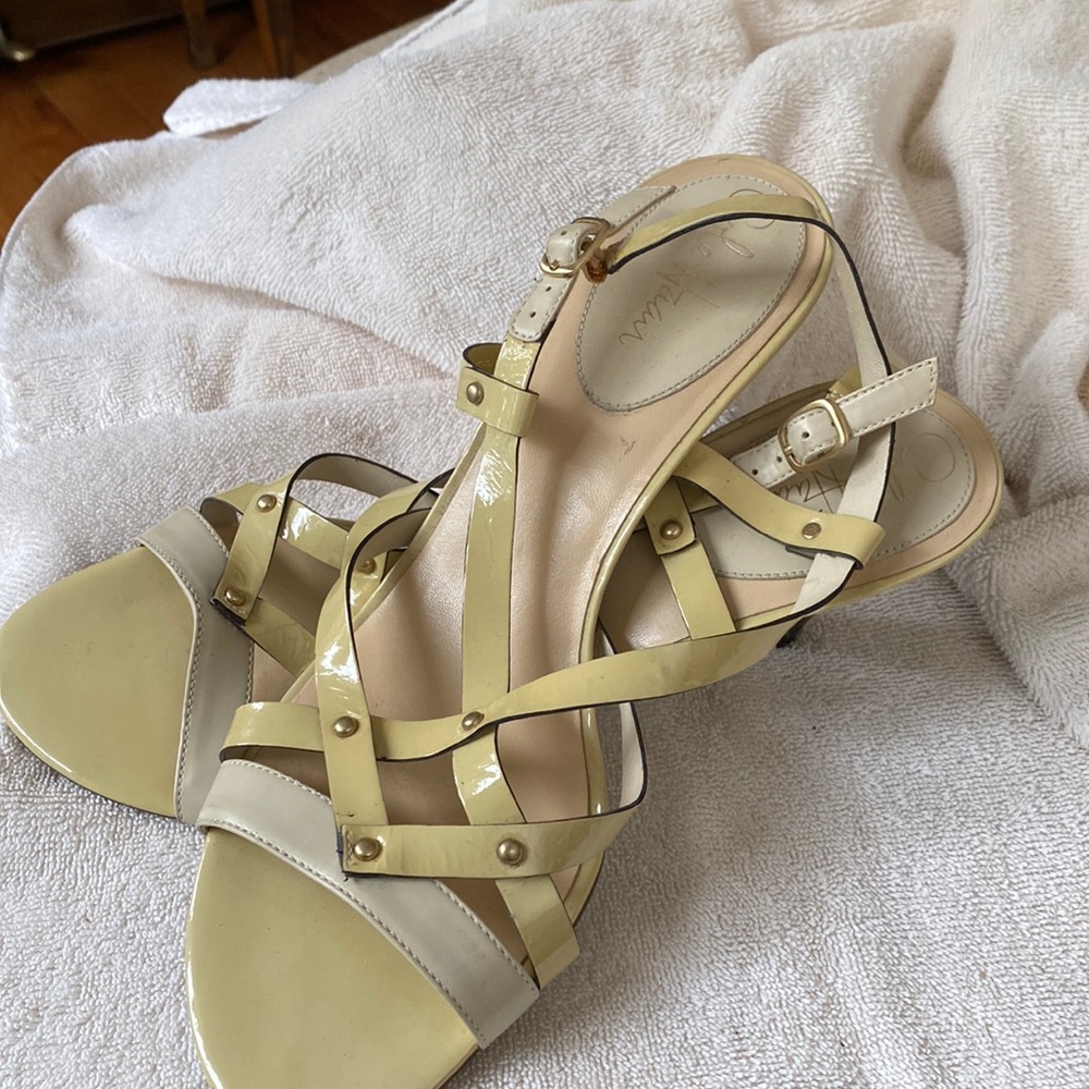 Sandals yellow/beige